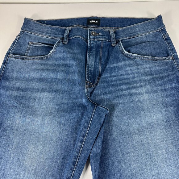 Hudson Jeans Men's Measured 35x31 Blake Slim Straight Blue Stretch Denim Tag 33 - Picture 3 of 16